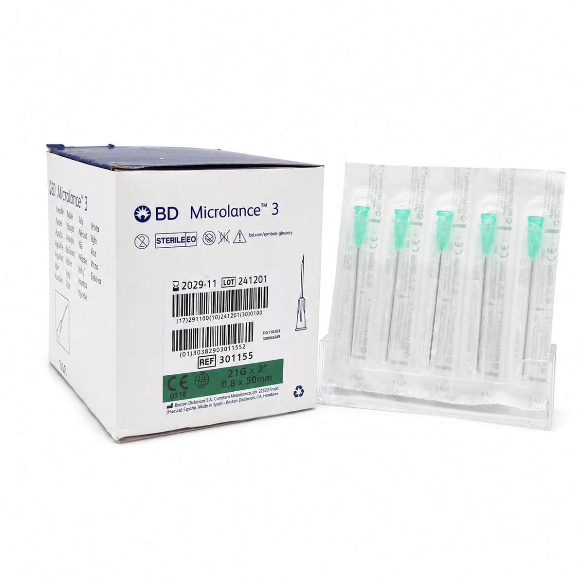 BD MEZOTERAPİ YEŞİL İĞNESİ 21 G - 50 MM