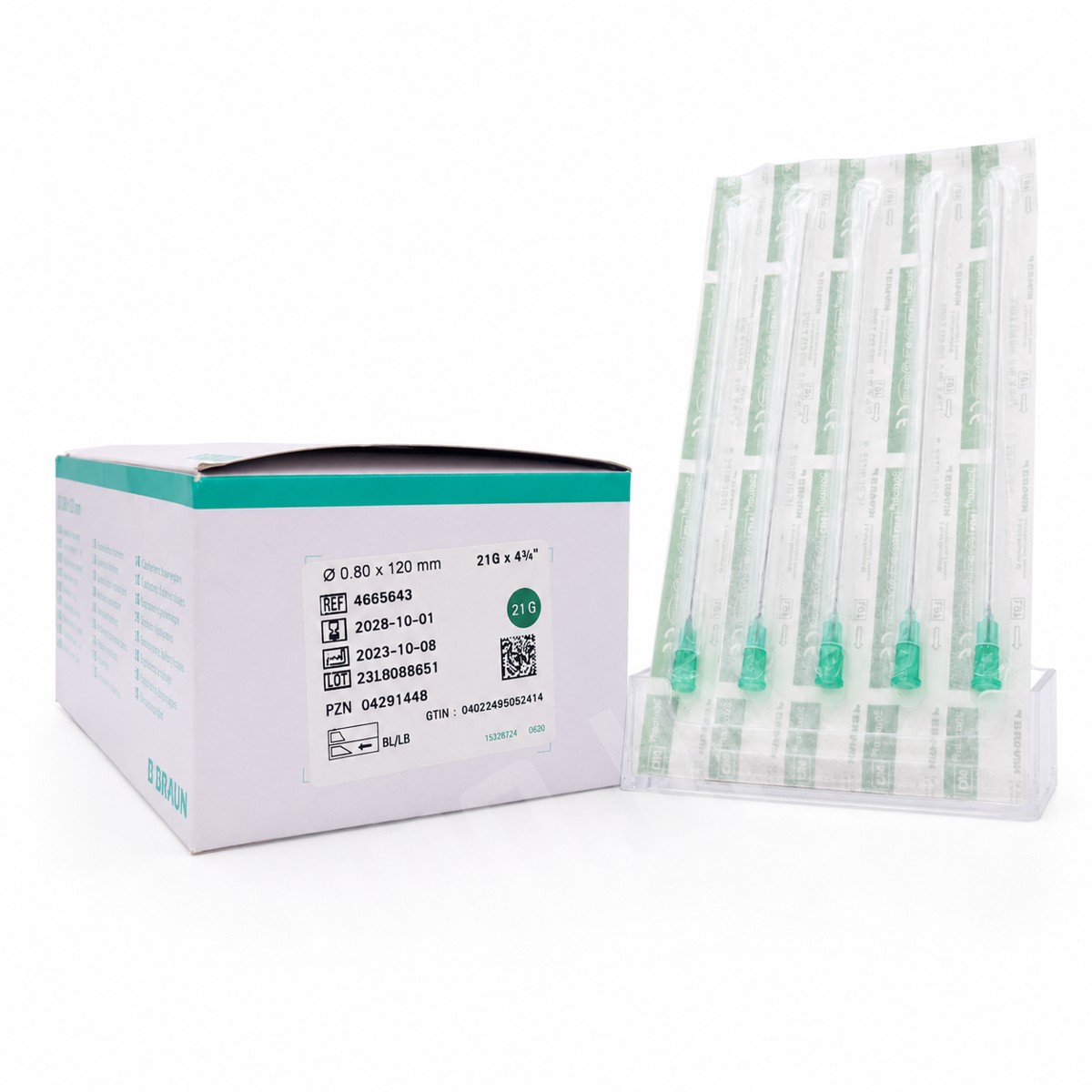 STERICAN  0.8 MMX120 MM 21G