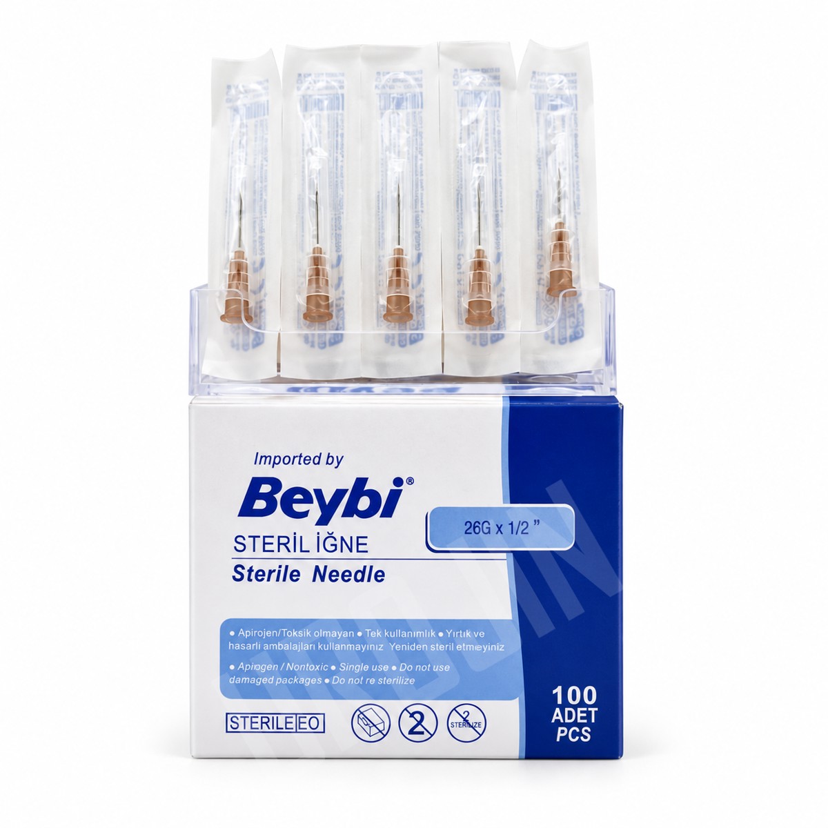 STERİL İĞNE UCU 26GX13MM KAHVERENGİ